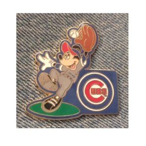 Chicago Cubs Lapel Pin ~ MLB ~ Mickey Mouse ~ Disney ~ Baseball